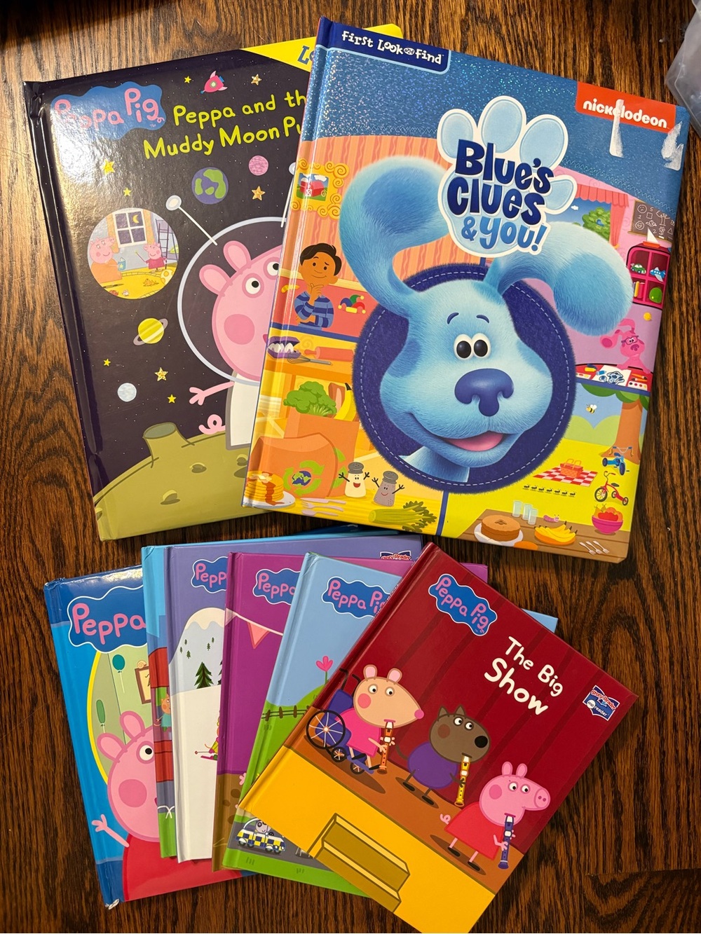 Peppa Pig & Blue's Clues Kids Book Bundle - Colorful Collection